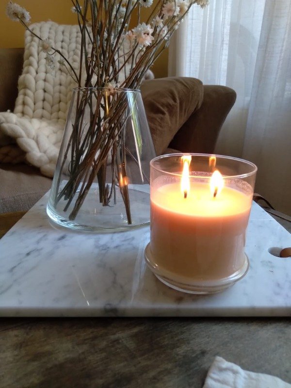 Producto - Vela Glass Nat