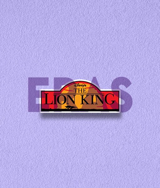 Producto - STICKERS UV - THE LION KING - LOGO