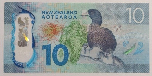 Producto - Nueva Zelanda 10 dólares UNC Polímero - 0