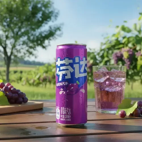 Producto - Gaseosa Fanta uva Coreana 330ml