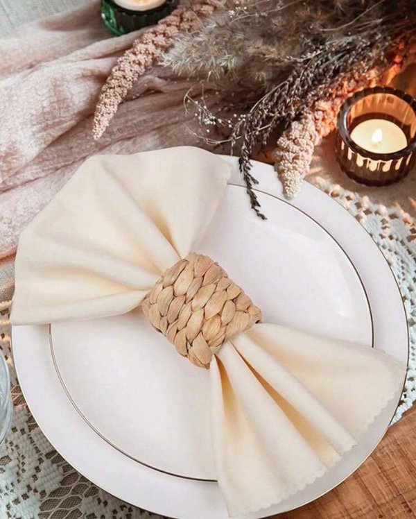 Producto - Anillos seagrass porta servilletas set x 6