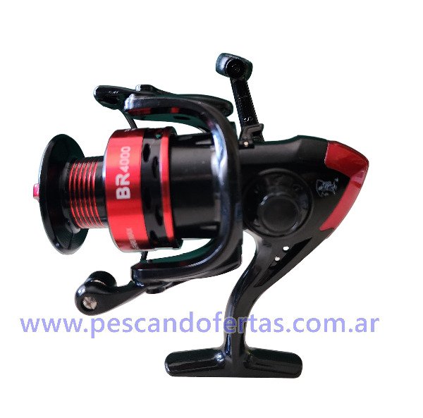 Producto - Reel Safari Max BR 2000 4000 Frontal 6 Rulemanes Carrete Aluminio Frenado 8kg