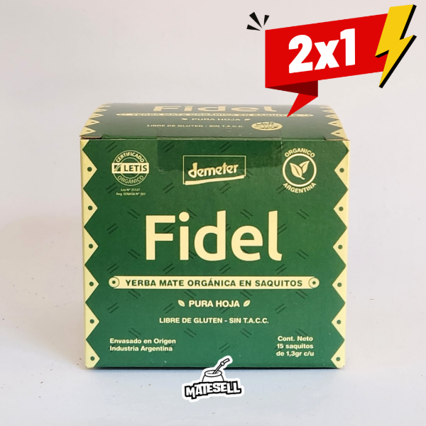 Producto - 2x1 YERBA ORGÁNICA EN SAQUITOS