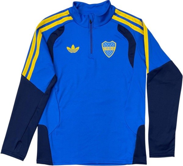 Producto - Buzo Boca Juniors Azul Francia Medio Cierre Edición Originals