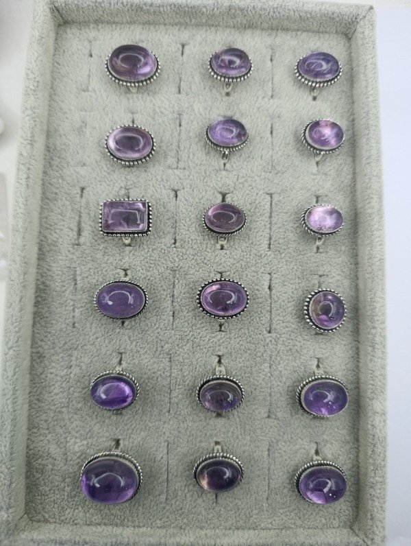 Producto - Anillo de Baño de Plata en Amatista - 7