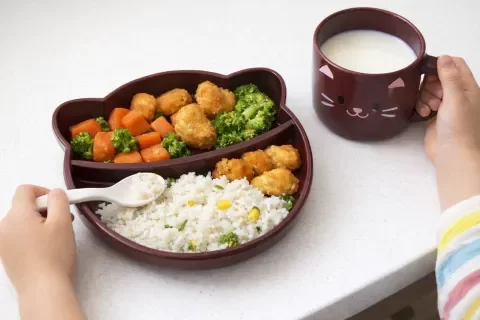 Producto - Plato Gatito Liso +Cuchara 7120