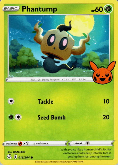 Producto - Phantump - 016/264 - Fusion Strike - Trick or TRade 2023