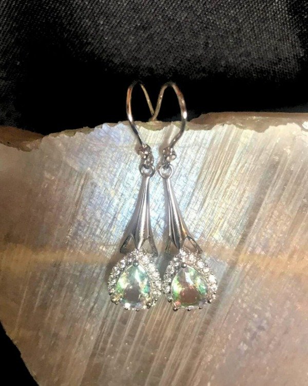 Producto - AROS AQUA AURA FACETADO PLATA 925