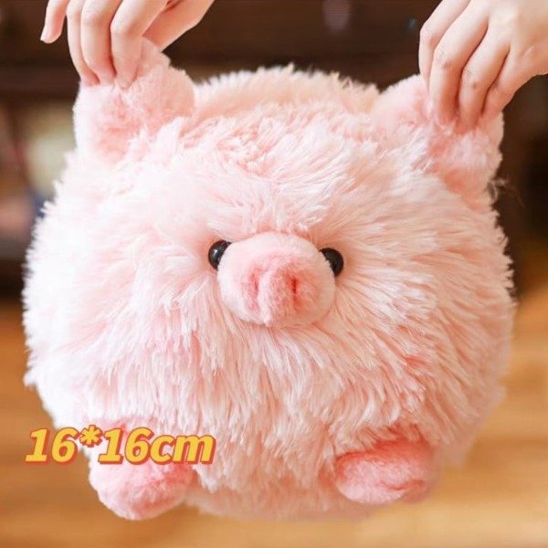 Producto - Cerdito redondo peludito 16x16