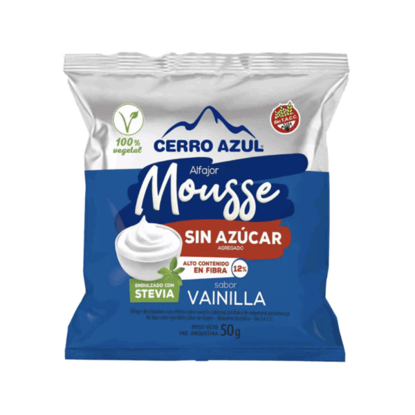 Producto - Alfajor Cerro Azul sin azucar vainilla