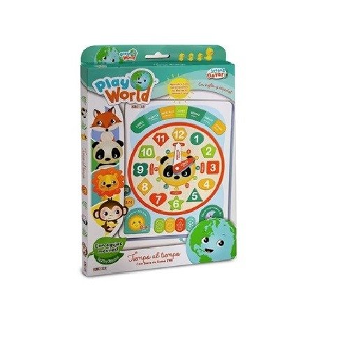 Producto - RELOJ DIDACTIVO DE GOMA EVA KREKER