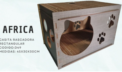 Producto - CASITA RASCADOR AFRICA