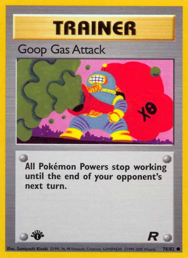 Producto - Goop Gas Attack 78/82 Team Rocket 1st Edition