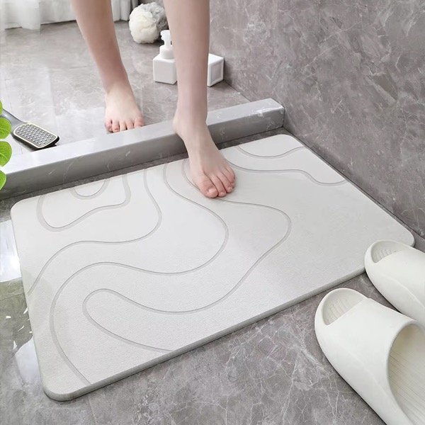 Producto - Alfombra de goma gris claro