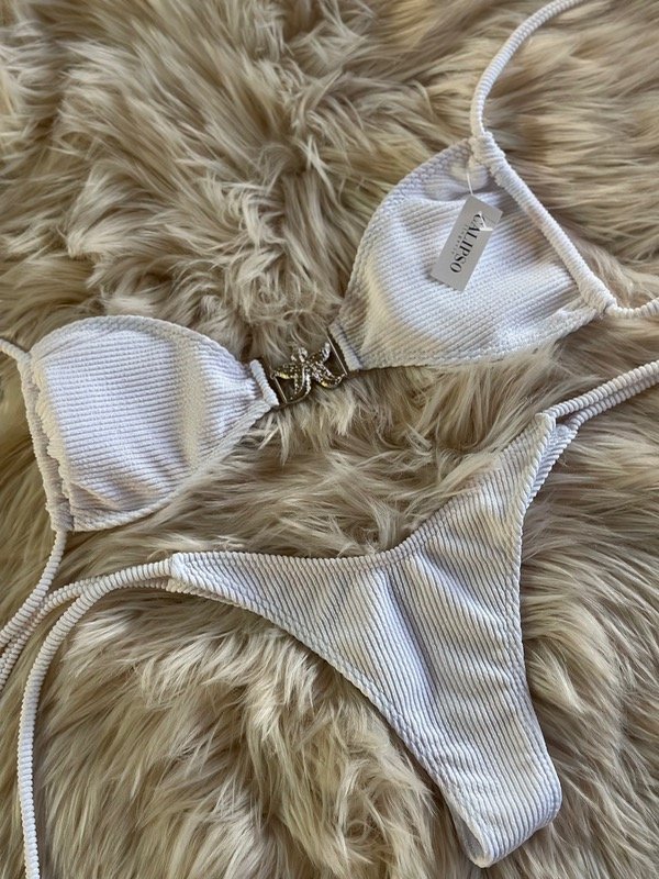 Producto - BIKINI BK TOP/ LESS REGULABLE Y DIJE DE ESTRELLA BLANCA