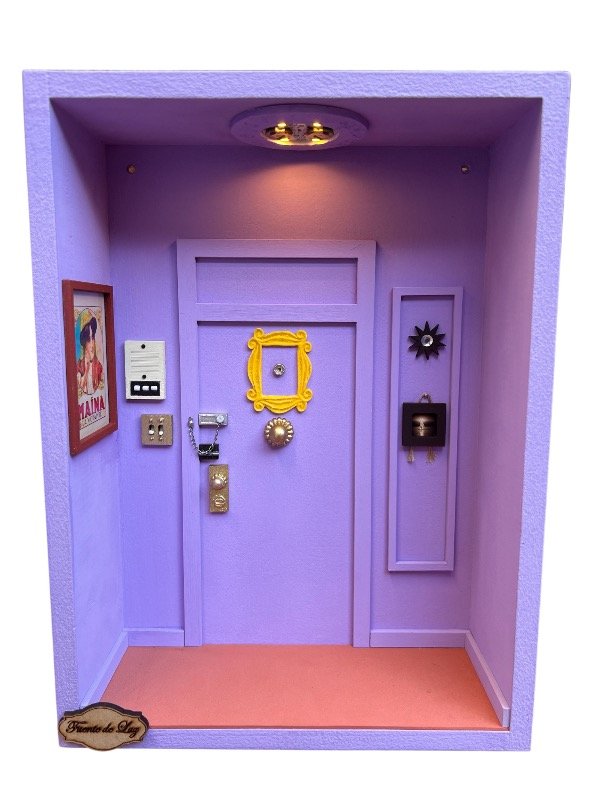 Producto - Friends Cuadro Monica's door con luz