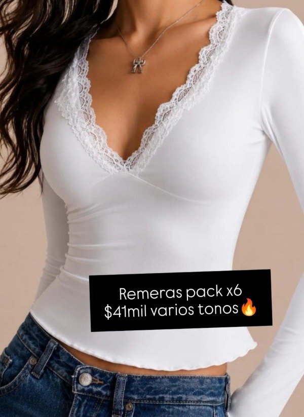 Producto - REMERAS MANGA LARGA PACK X6