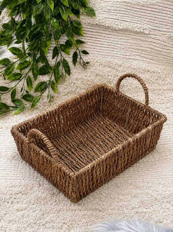 Producto - Cesta De Mimbre 27x23cm