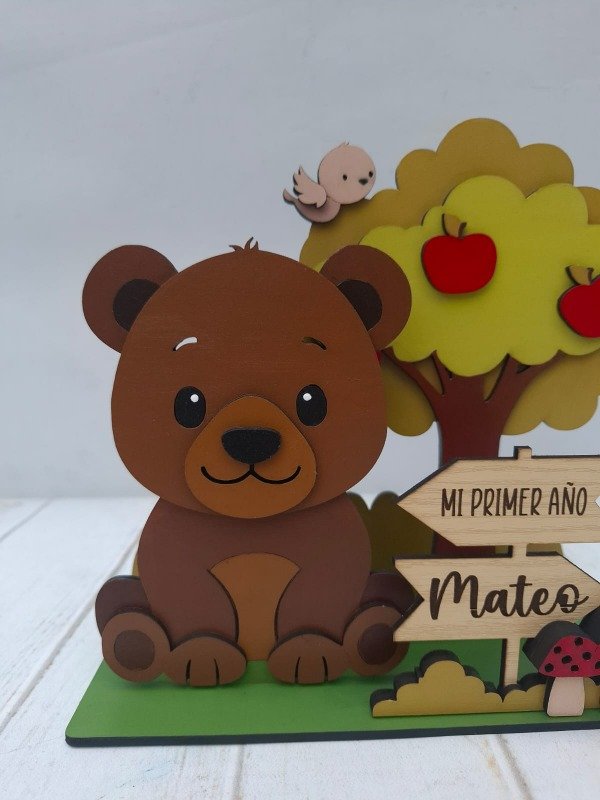 Producto - CENTROS DE MESA ANIMALES DEL BOSQUE - 2