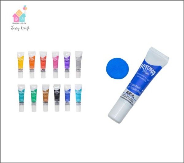 Producto - Colorante Comestible en gel Radha Pro 15 Grs - Azul