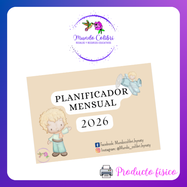 Producto - Calendario Planificador "El Principito" 2026 (Impreso)