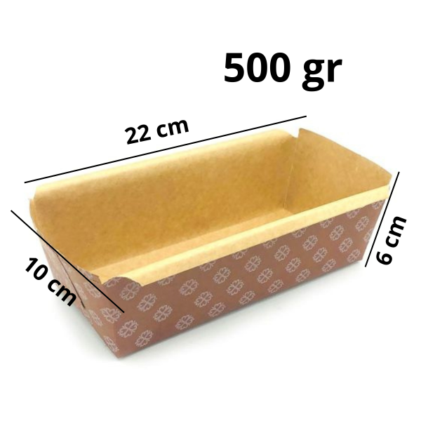 Producto - Molde Para Budín de Papel 500 gr
