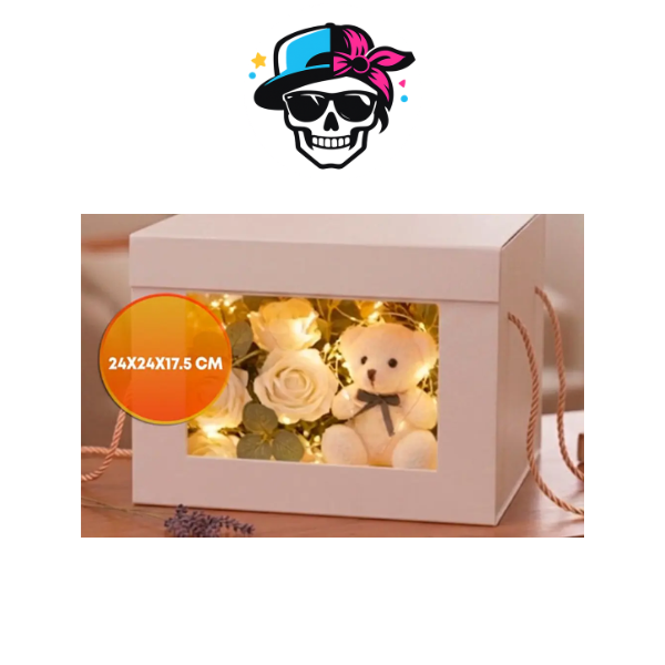 Producto - CAJA PREMIUM EXHIBIDORA CON MANIJAS