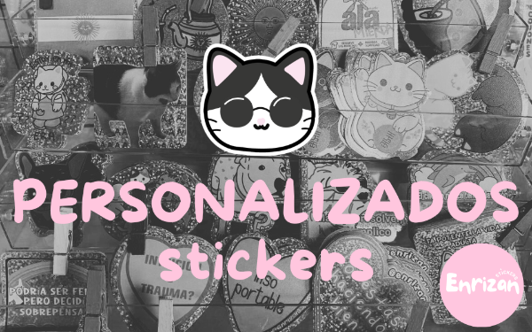 Producto - STICKERS PERSONALIZADOS VINILO BLANCO 100unidades