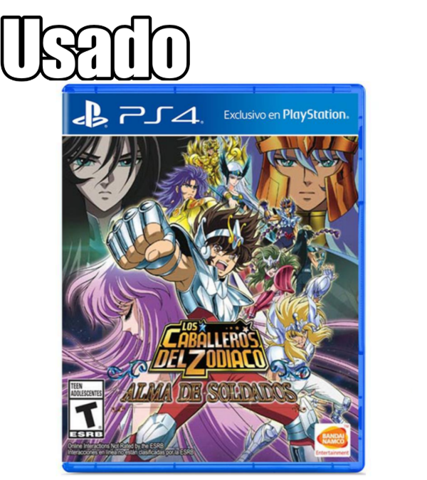 Producto - Los Caballeros del Zodiaco Alma de Soldados  Juego Físico Usado PS4
