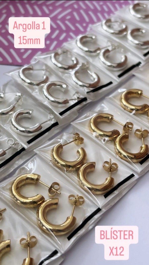 Producto - Blisterx12 argolla N1