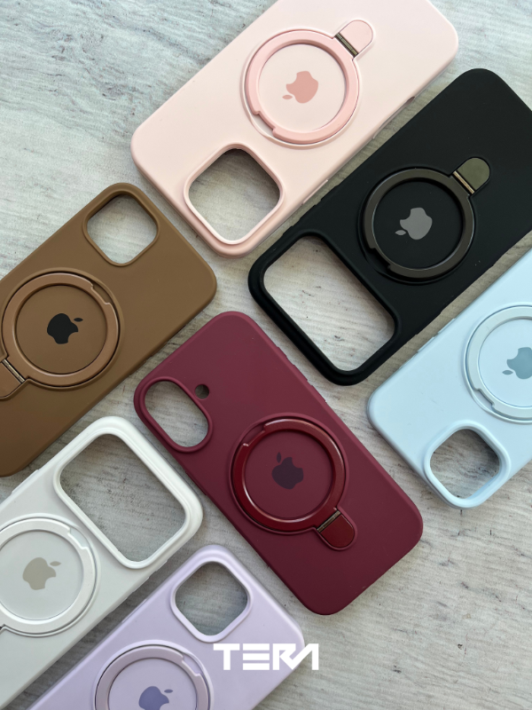 Producto - Silicone Case Magsafe con Soporte iPhone