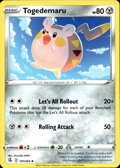 Producto - Togedemaru - 187/264 - Fusion Strike