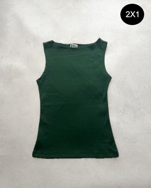 Producto - MUSCULOSA BOTE - Verde ingles