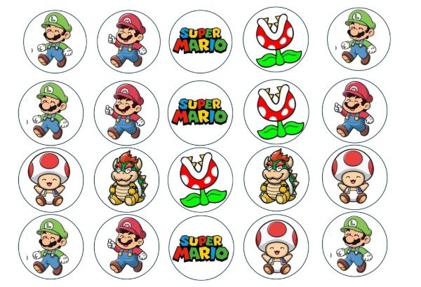 Producto - LAMINA SUPER MARIO BROS 15