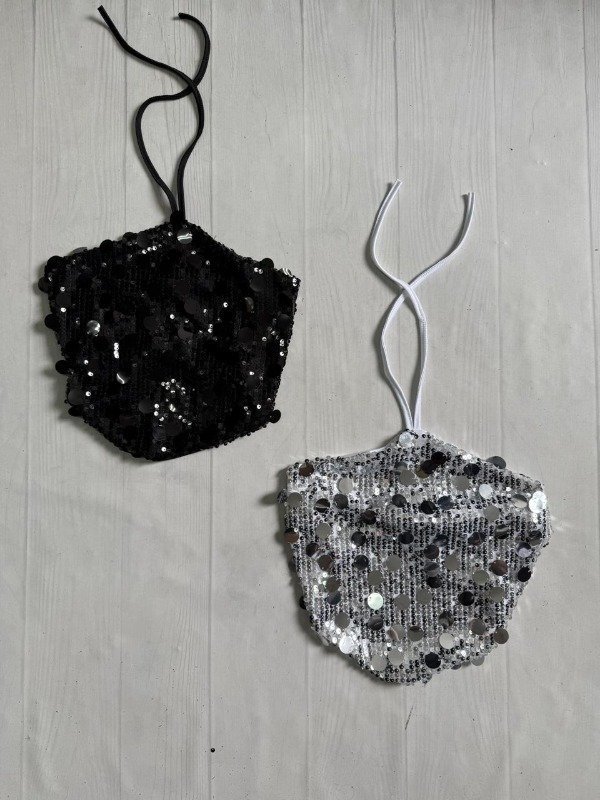 Producto - [5627] Top trapecio lentejuelas ''Isabella''