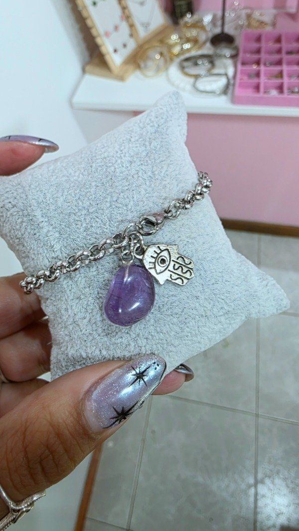 Producto - Pulseta amatista AQ