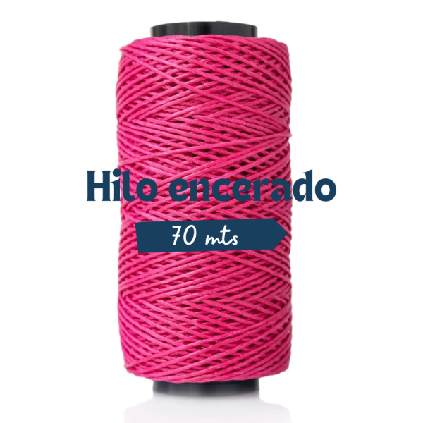 Producto - Hilo encerado fucsia