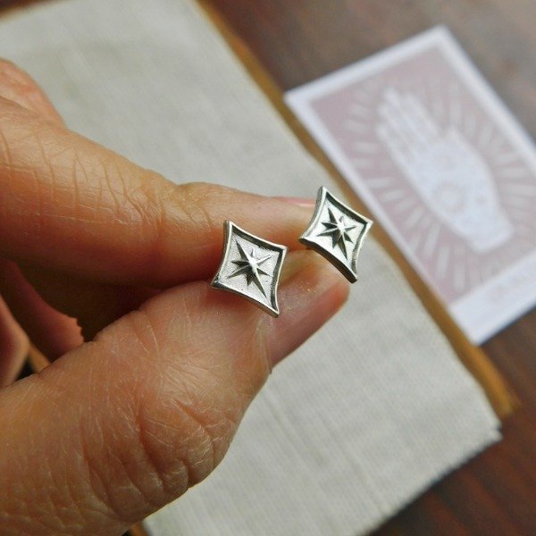 Producto - Aros Estrellas Plata - 0