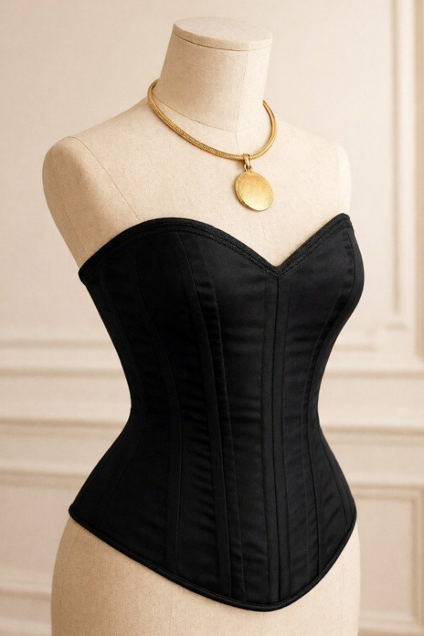 Producto - Corset escote corazón (con pasamanería)