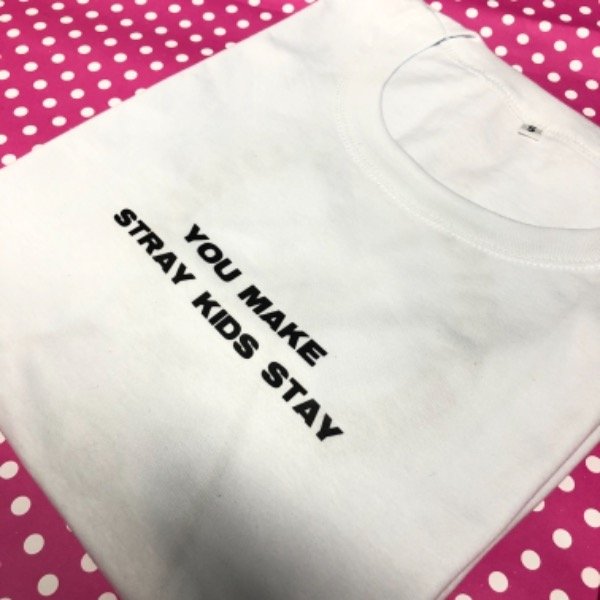 Remera you make stray kids stay