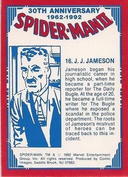 Producto - 1992 Comic Images Spider-Man II: 30th Anniversary  #16 - J. J. Jameson - 1