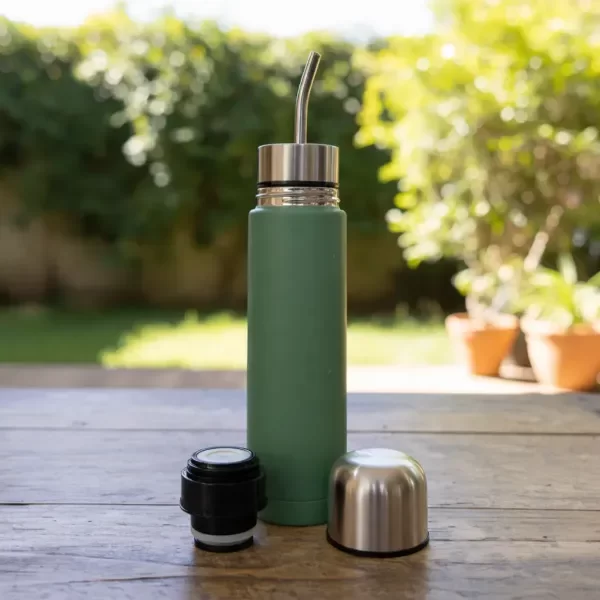Producto - Mate Listo Autocebante + termo de acero 500ml