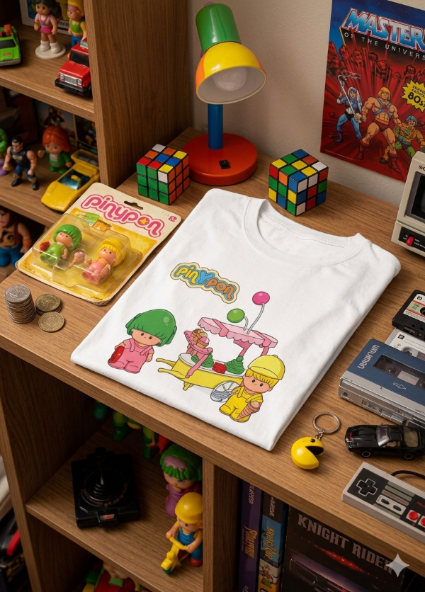 Producto - Remera Mujer Pin y Pon Helado Globos