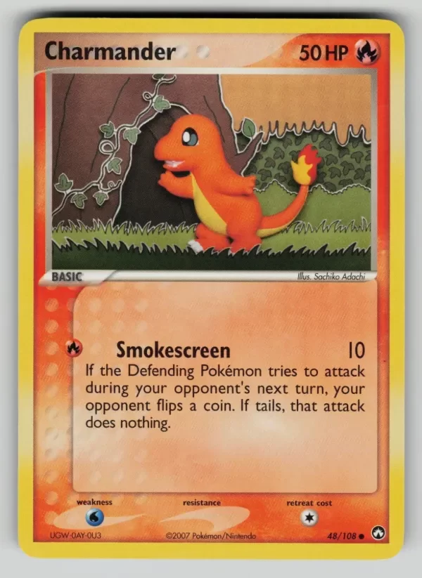 Producto - Charmander 48/108 Common Power Keepers Pokemon