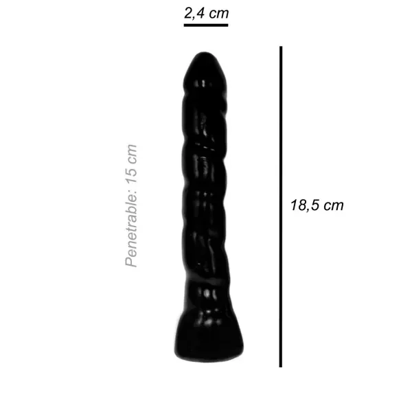 Producto - Dilatador Anal Vela Torneada negro - 0
