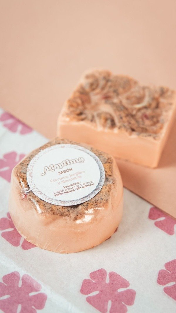 Producto - JABON DE CURCUMA Y JENGIBRE