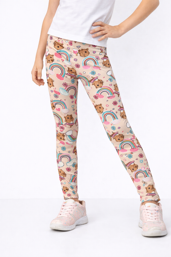 Producto - CALZAS LYCRA FRIZADAS NIÑA ESTAMPADAS - 5