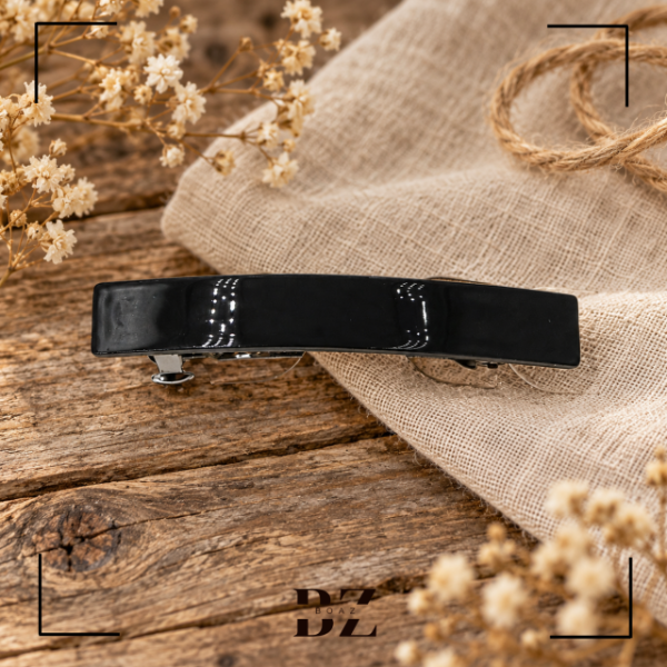 Producto - HEBILLA FRANCESA X 12 PCS RECTANGULAR NEGRO CARY Y ATIGR - 2125-2 - 2