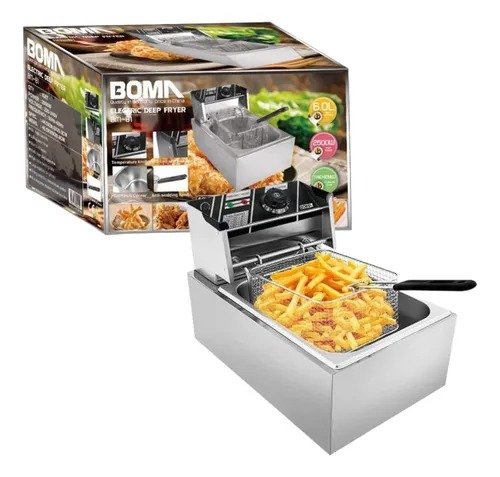Producto - FREIDORA ELECTRICA 6L BOMA TIPO PROFESIONAL 2500W