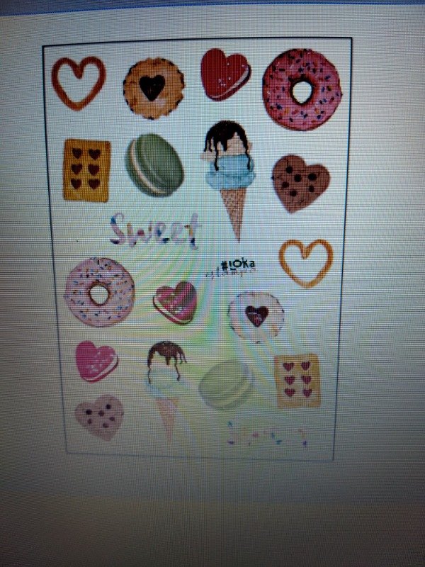 Producto - Termotransferibles 20x29cm Candy #2